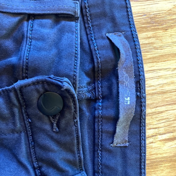 Joe’s Skinny Jeans, Stretch, Cargo Side Pockets, Charcoal Color, Sz. 27. - Picture 4 of 8